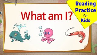 Easy Reading Practice for kids  Short Sentences  What Am I Quiz 130 [upl. by Aketal750]