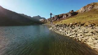 Melchsee  swissalps alpine lake fpv drone [upl. by Anasor]