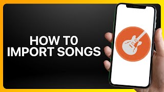 How To Import Songs Into Garageband Tutorial [upl. by Dronski]