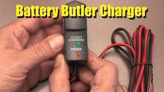 Battery Butler Storage Charger UNBOXING amp REVIEW BatteryButler Float Charger BBFC100 [upl. by Ailecara]