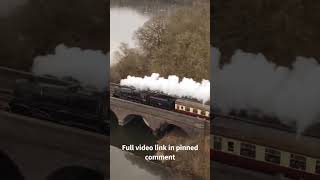 Steam locomotive drone footage [upl. by Deehsar]