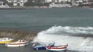 tempete en baie d Audierne fevrier 2016 [upl. by Daj]