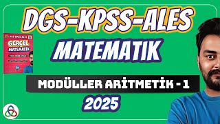 Modüller Aritmetik  1 Video  DGSKPSSALES Matematik  2025 [upl. by Maxima]