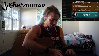 A beginner guitarist finishes and reviews Justin Guitar [upl. by Laveen]