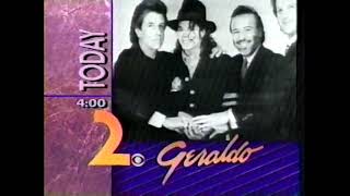 KCBS Geraldo promo 1991 [upl. by Whitcher]