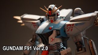 MG 건담 F91 Ver20 도색과 조립 Gundam F91  545 [upl. by Krause664]