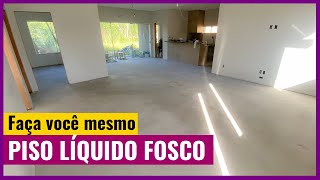 FAÇA VOCE MESMO PISO LIQUIDO COM AUTONIVELANTE GASTANDO POUCO [upl. by Enneira]