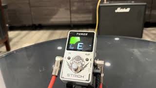 STRICH Guitar Tuner Pedal True Bypass for Electric Guitar Review [upl. by Toback]