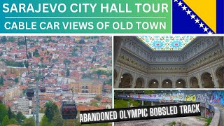 IS SARAJEVO WORTH VISITING  SARAJEVO CITY HALL  TREBEVIć CABLE CAR  OLYMPIC BOBSLED TRACK [upl. by Elery]