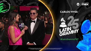 Carlos Vives en la Alfombra Roja de los Latin GRAMMYs® 2024 [upl. by Vocaay]