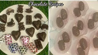 Two Types Of Chocolate Recipes  Almond Dates Chocolate Mixed Berries Chocolate Chocolate Recipes [upl. by Adnawyek]