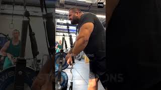 Levans triceps workout shorts armwrestling [upl. by Lalage]