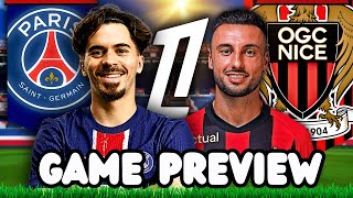 PSG vs OGC Nice GAME PREVIEW [upl. by Novla]