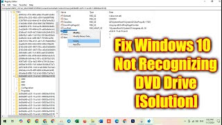 How to Fix Windows 10 Not Recognizing DVD Drive Solution [upl. by Nyrahs747]