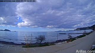 20240114 Arillas Corfu Live Webcam [upl. by Erina727]