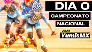 DIA 0  Campeonato Nacional de patinaje 2024 Reconocimiento de PISTA YumisMX [upl. by Noiram41]