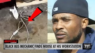 Black Bus Mechanic Finds NOOSE At His Workstation Sparks Protest [upl. by Ilario]