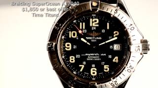 Breitling Colt SuperOcean A17040 1000M 40MM B17 COSC Tool Diver [upl. by Axia526]