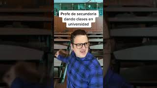 profesor de secundaria dando clases en universidad [upl. by Wendelin558]