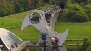 The famous Falkirk Wheel  how quickly does it turn [upl. by Maiga]