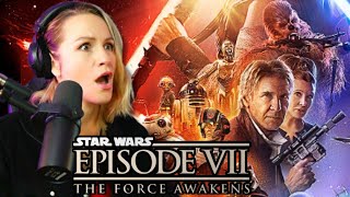 STAR WARS EPISODE VII THE FORCE AWAKENS  FIRST TIME WATCHING  MOVIE REACTION [upl. by Zebadiah]