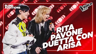 Le voci di Rita Pavone e Arisa in “Una Ragione In Più”  The Voice Kids 3 Blind Auditions [upl. by Elledoj421]