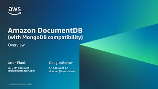 Introduction to Amazon DocumentDB with MongoDB compatibility with demos  AWS Virtual Workshop [upl. by Nelluc]