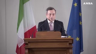 Bollette Draghi quotIntervento di ampia portata nei prossimi giorniquot [upl. by Foushee]