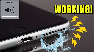 iPhone Remove Water From Speaker With Sound  100 Fix [upl. by Idham]