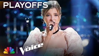 Zoe Levert Gives a SOULSTIRRING Performance of quotIrisquot  The Voice Playoffs  NBC [upl. by Negroj]