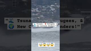 quotBreaking News Tsunami Refugee Crisis and Cultural Milestonesquotshorts latestupdate worldnews [upl. by Eilra]