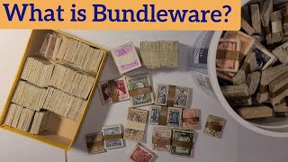 Stamp Collecting Terminology What Is Bundleware [upl. by Aerdnaid]