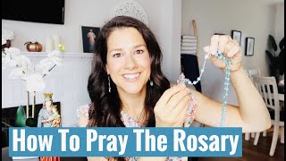 ROSARY  STEP BY STEP how to pray it [upl. by Slavin]