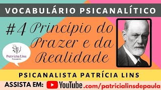 Vocabulário Psicanalítico 4 Princípio do Prazer e Princípio da Realidade Psicanalista Patrícia Lins [upl. by Nellda]