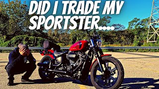 DID I TRADE My Harley Sportster for a Harley Street Bob [upl. by Sidnak348]