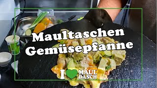 Maultaschen  Gemüsepfanne 💚 🥦 🥕 Rezept zum selber machen [upl. by Llenad]