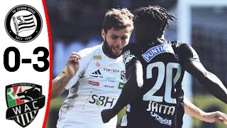 SK Sturm Graz vs Wolfsberger AC 03 All Goals and Extended Highlights [upl. by Zima]