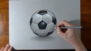 Disegno in time lapse un pallone da calcio [upl. by Tekla697]