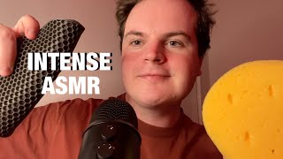 ASMR Fast amp Aggressive Intense Triggers amp Tingles Unpredictable triggers [upl. by Ludba]