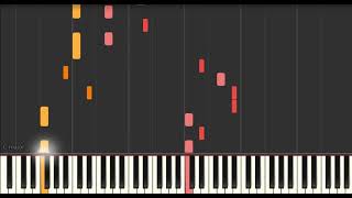 Depeche Mode  Strangelove Normal Piano Tutorial Synthesia [upl. by Xel]