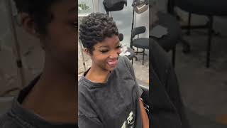 Hairstyle changes everything wigs pixiewig blackwomen Halloween [upl. by Kahler380]