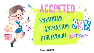 ACCEPTED I This Is How I Got 99 and 1000 Scholarship from Sheridan Animation [upl. by Teague]