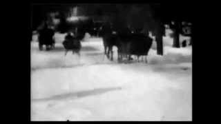 Sleighing scene 1898 [upl. by Eslehc]