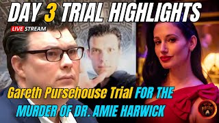 Day 3 Gareth Pursehouse on Trial for the Murder of Dr Amie Harwick [upl. by Hildegard]