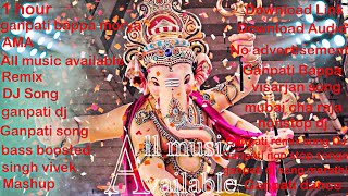 Nonstop Ganpati Dj Remixes Latest Song 2020 Ganpati Bappa Morya includes multiple dj remixesAMA [upl. by Lamarre341]