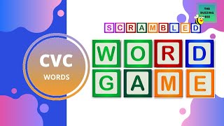 Scrambled Words Game  CVC Words  Guess the Words Game [upl. by Civ]