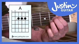 Beginner Guitar Lessons  Stage 1 The A Chord  Your Second Super Easy Guitar Chord BC112 [upl. by Eibo]