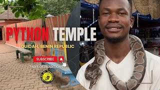 Visited the Pythons Temple in Ouidah Benin 🇧🇯  Scared of Snakes [upl. by Vasti]