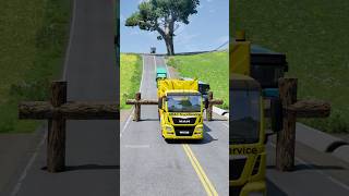 Dumper trucks driver logging trap crash part539 shortvideo beamngdrive shorts truckdriver usa [upl. by Cinomod]