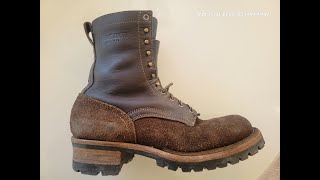 Drews Logger Boots 300 Mile Update amp some Tips on Breaking them in Quickly  Oiling Boots [upl. by Leahcimnoj917]